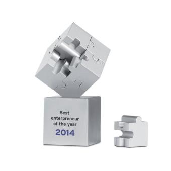 KUBZLE 3D-Puzzle Silber matt