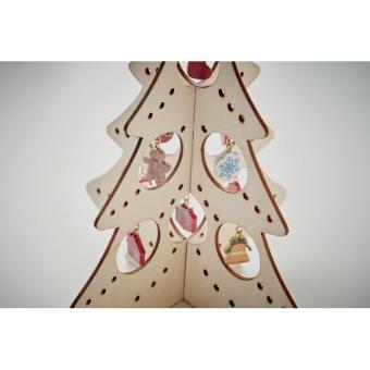 SILUETA Wooden Xmas tree decoration Timber