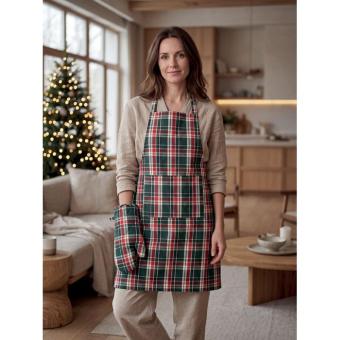SANTAPRON Küchen-Set Baumwolle Mehrfarbig