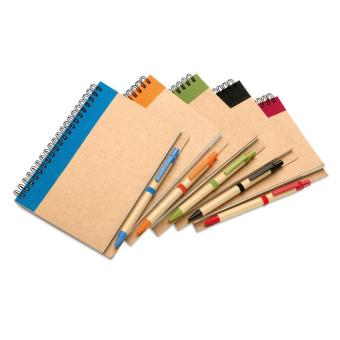 SONORA PLUS B6 recycled notebook with pen Aztec blue