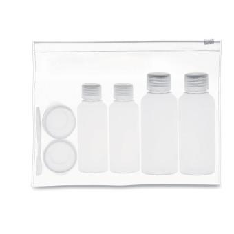 AIRPRO Travelling pouch with bottles Transparent