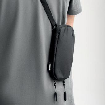 VALLEY WALLET Cross body smartphone bag Black