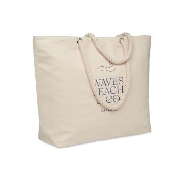 HEAVEN Beach cooler bag in cotton Fawn