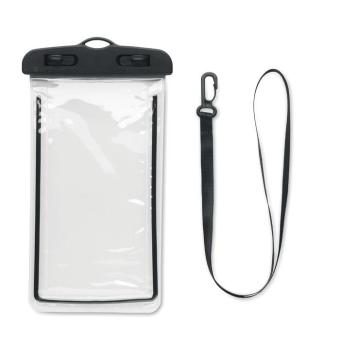 SMAG LARGE Wasserdichte Smartphone-Hülle Schwarz