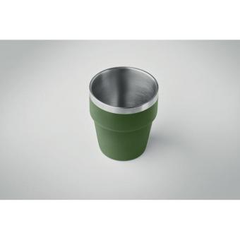 ACERITO Doppelwandiger Trinkbecher 250 Dunkelgrün