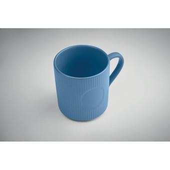 RIBMUG Keramikbecher matt 340ml Blau