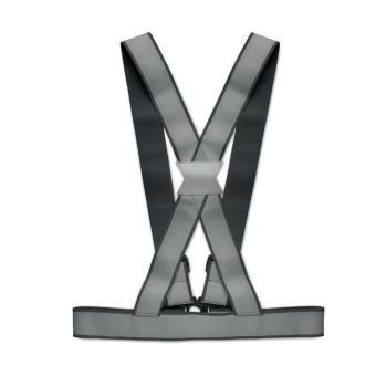 ALLVISIBLE+ Reflektierende Gürtelweste B3 Schwarz