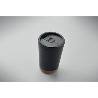 CO Doppelwandiger Becher 300 ml Schwarz