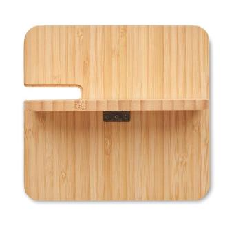 BOOGAR 3in1 faltbare Ladestation 15W Holz