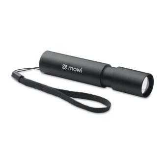 ALUMINATE Wiederaufladbare Taschenlampe Schwarz