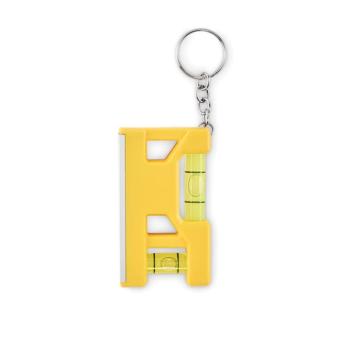 MAGEVEL Magnetic level ABS key ring Yellow