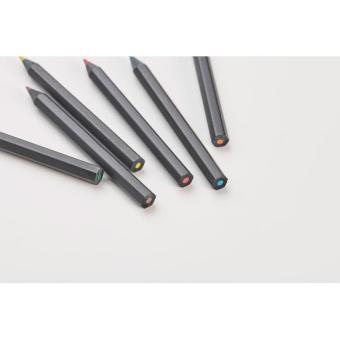 NEGRO Buntstifte-Set mit Anspitzer Schwarz