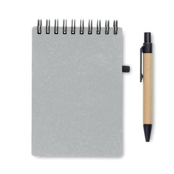 NOTIE Recyceltes Notizbuch-Set Grau