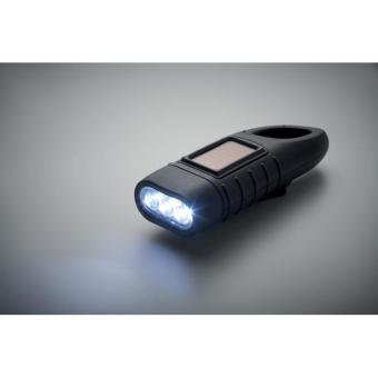 SLUZ Solar-Dynamo-Taschenlampe Schwarz