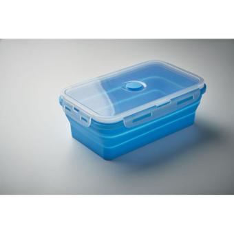 KOLAPSO Collapsible silicone lunch box Light blue