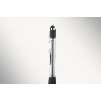 Druckkugelschreiber mit Stylus Schwarz