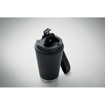 TOPIZ Doppelwandiger Becher 300 ml Schwarz