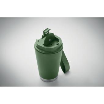 TOPIZ Doppelwandiger Becher 300 ml Dunkelgrün