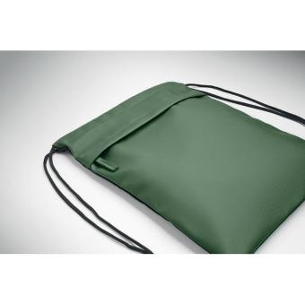 BANGKOK BAG Beutel mit Kordelzug 600D RPET Dunkelgrün