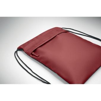 BANGKOK BAG Drawstring bag in 600D RPET Burgundy