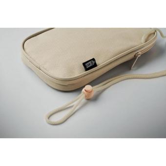 KOROVIN POUCH RPET cross body travel pouch Fawn