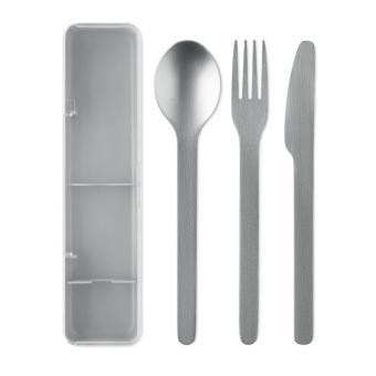 MESTECK Stainless steel cutlery set Convoy grey