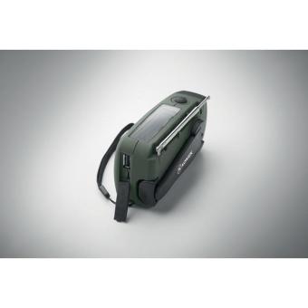 ONDA AM/FM Radio mit Taschenlampe Dunkelgrün