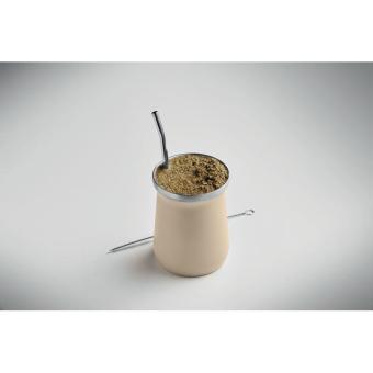 MIYERBA Yerba mate tea cup Fawn