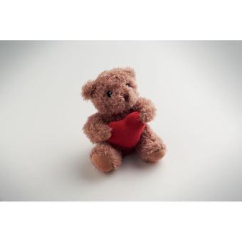 CUDDLE Teddy bear plush with heart Red