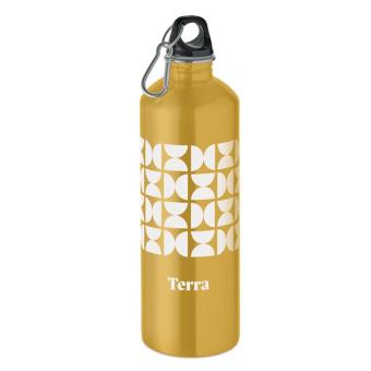 RE-ONE MOSS Single wall bottle 1000ml Ochre