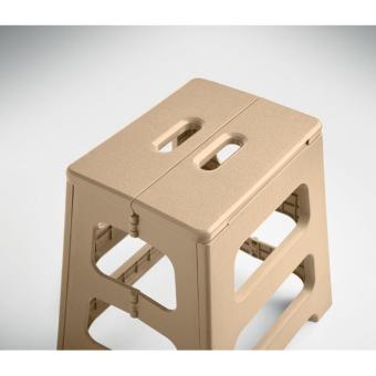 JAK Tragbarer, klappbarer Hocker Beige