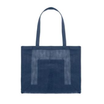 LIMP RPET mesh shopping bag Aztec blue