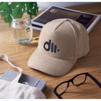 WALE Baseball Kappe 5 Panels Cord Beige