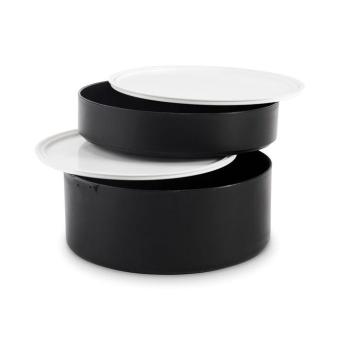 ENSALA PP two-tier lunch box 950 ml Black