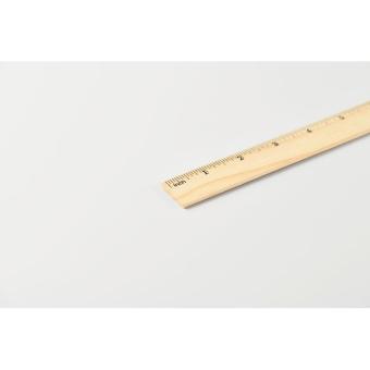RULER20 Wooden ruler 20cm Timber