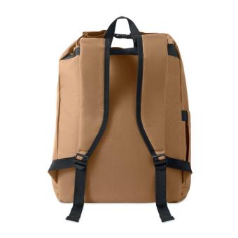 UNITON 15'' Rolltop-Laptop-Rucksack Khaki