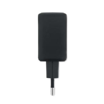 EXTEN EU 2-pole wall adapter/charger Black