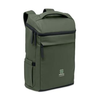 BOULDER 15" PU Laptop-Rucksack Dunkelgrün