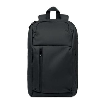 DOHA 15" RPET Laptop-Rucksack 15L Schwarz