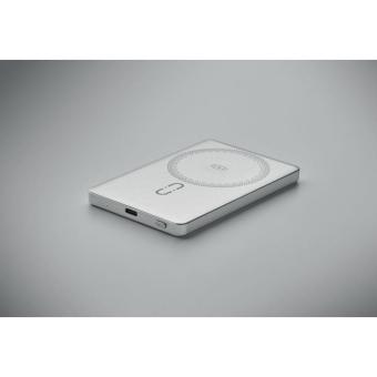 CORE Magnetic power bank 5000mAh 15W Flat silver