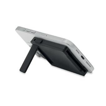 MACARD Magnetic cardholder & stand Black