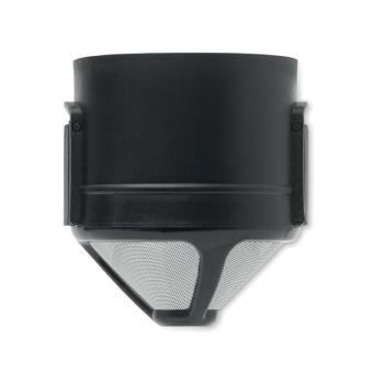 CAFETITO Doppelwandiger Becher & Filter Schwarz