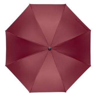 RAYNA 27" auto umbrella wood handle Burgundy