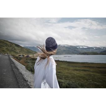 PUNTOS Beanie mit Bündchen Blau