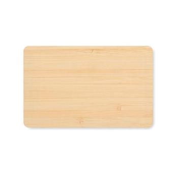 CUSTOS + RFID Karte aus Bambus Holz