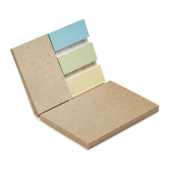 GROW ME Grass/seed paper memo pad White