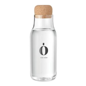 OSNA Glass bottle cork lid 600 ml Transparent