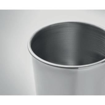 BONGO Stainless Steel cup 350ml Flat silver