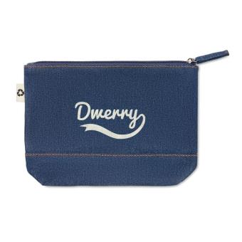 STYLE POUCH Denim Kosmetiktasche Blau