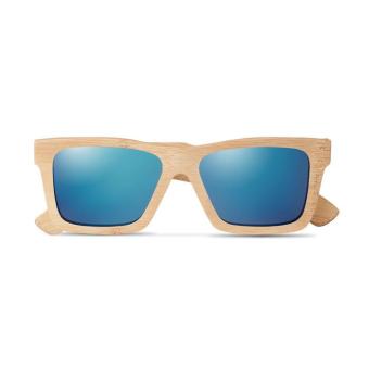 WANAKA Sunglasses and case in bamboo Timber